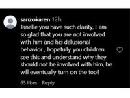 Instagram user- @sanzokaren's comment. Image via Instagram /@tlc